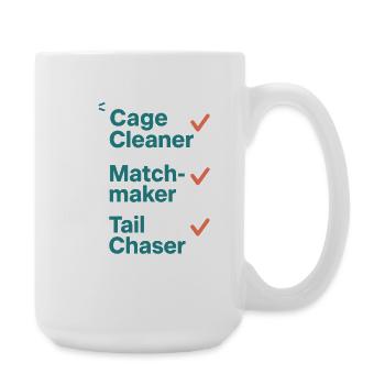 Jour de l’adoption Refuge pour animaux de sauvetage - Grande tasse 440 ml - blanc - Droite
