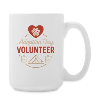 Jour de l’adoption Refuge pour animaux de sauvetage - Grande tasse 440 ml - blanc - Droite