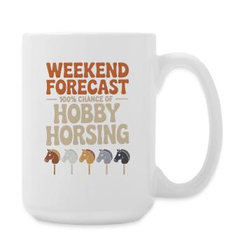 Hobby Horsing - Large Mug 440 ml - white - Right