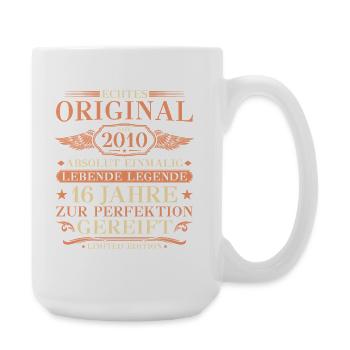 2010 Vintage Absolutely Unique 16th Birthday - Large Mug 440 ml - white - Right