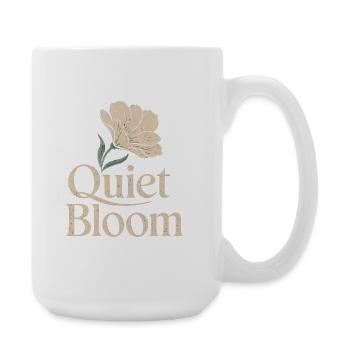 Quiet Bloom – Delicate Bloom - Large Mug 440 ml - white - Right