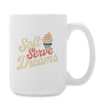Retro Eiscreme - Large Mug 440 ml - white - Right