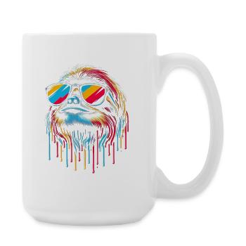 Paresseux Paresseux Art Paresseux Fan Paresseux - Grande tasse 440 ml - blanc - Droite