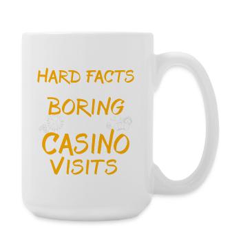 Joueur de casino - Grande tasse 440 ml - blanc - Droite