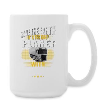 Camionneur - Grande tasse 440 ml - blanc - Droite
