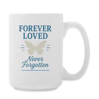 Suicide Loss Marche de souvenir Suicide - Grande tasse 440 ml - blanc - Droite