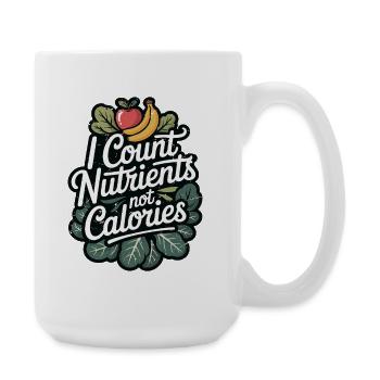 Nutritionniste I Count Nutrition Health Coach - Grande tasse 440 ml - blanc - Droite