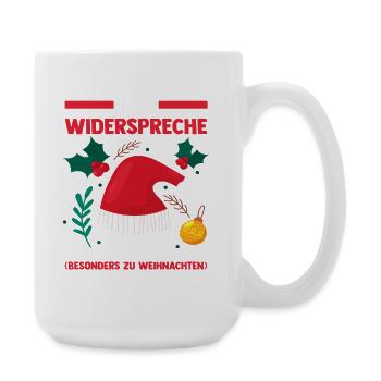 Weihnachtsmann Weihnachtszeit Weihnachts - Große Tasse 440 ml - Weiß - Rechts