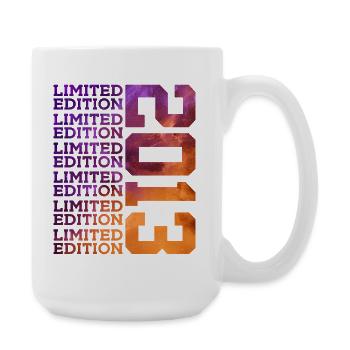 13 YEARS LIMITED EDITION 2013 13TH BIRTHDAY - Large Mug 440 ml - white - Right