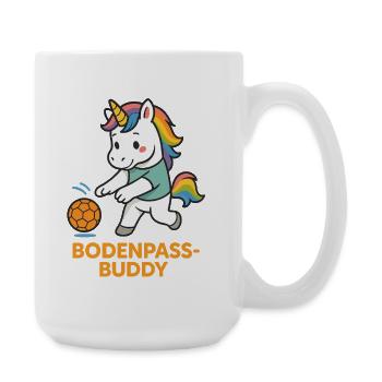 Unicorn Handball Ground Pass, Buddy Shirt - Large Mug 440 ml - white - Right