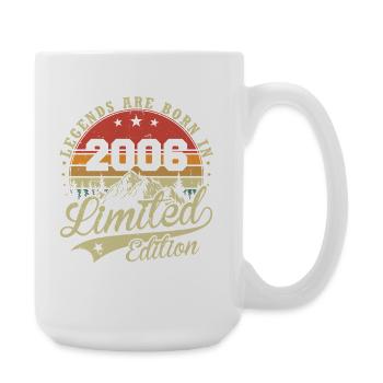 Cadeau d’anniversaire 2006 de Legends Are Born - Grande tasse 440 ml - blanc - Droite