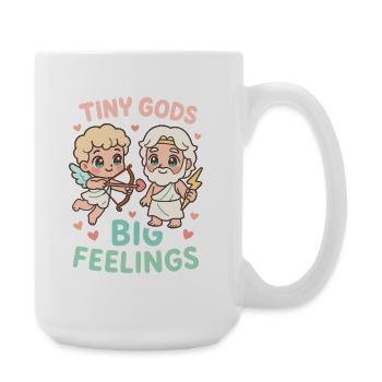 Ancient Love Mythology Romance Vintage - Large Mug 440 ml - white - Right