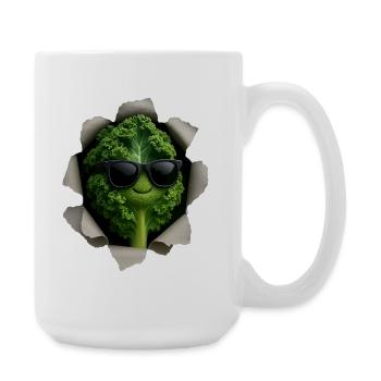 chou frisé - Grande tasse 440 ml - blanc - Droite