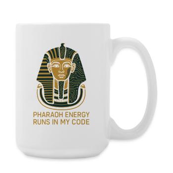 Pharaoh Archaeology in Ancient Egypt - Large Mug 440 ml - white - Right