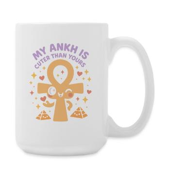Pharaoh Archaeology in Ancient Egypt - Large Mug 440 ml - white - Right