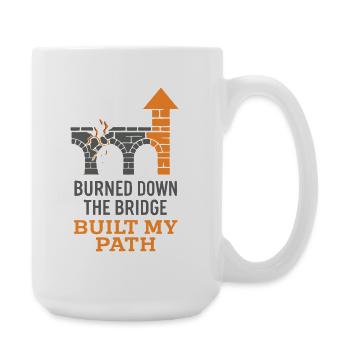 Fondateur de startup Survivant à l’épuisement professionnel : se rétablit - Grande tasse 440 ml - blanc - Droite