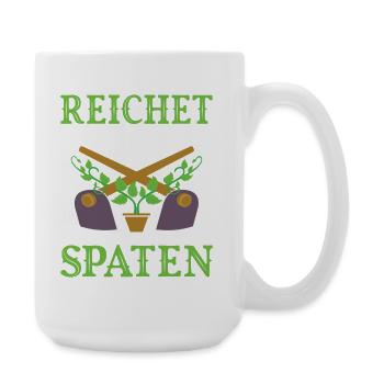 Garden Gardener Gardening Saying Horticulture Plants - Large Mug 440 ml - white - Right