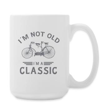 Vintage Bicycle Classic Saying Design - Large Mug 440 ml - white - Right