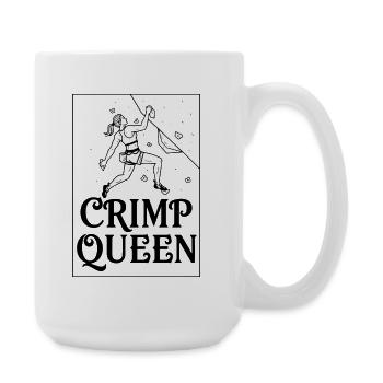 Crimp Queen Kletterabenteuer-Grafik - Große Tasse 440 ml - Weiß - Rechts
