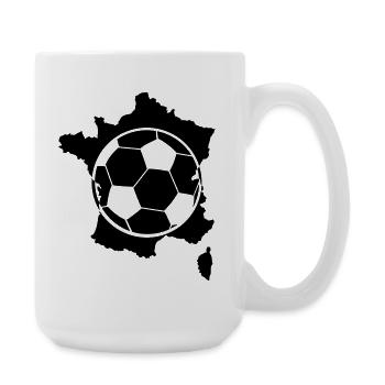 France Soccer Soccer - Large Mug 440 ml - white - Right