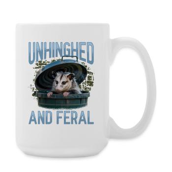 Funny Opossum - Large Mug 440 ml - white - Right
