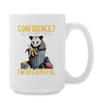 Funny Opossum - Large Mug 440 ml - white - Right