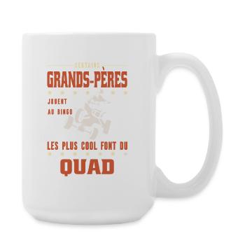 Manche Großväter machen Quad-Humor Grandpa - Große Tasse 440 ml - Weiß - Rechts