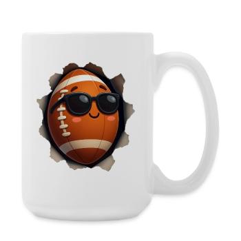 Football - Large Mug 440 ml - white - Right
