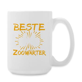 Zookeeper Gift Idea - Large Mug 440 ml - white - Right