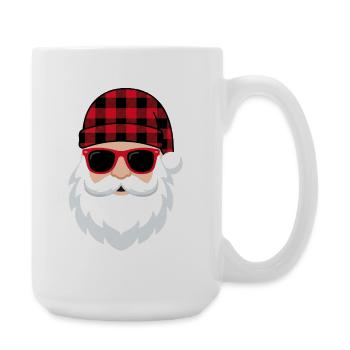 Humor Christmas Man Santa Claus - Große Tasse 440 ml - Weiß - Rechts