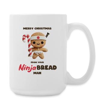 Ninja Brotmann - Large Mug 440 ml - white - Right