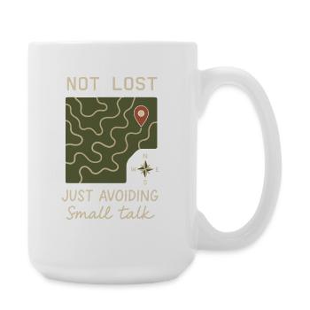 Frauen-solo-wanderer-empowerment-trail - Große Tasse 440 ml - Weiß - Rechts
