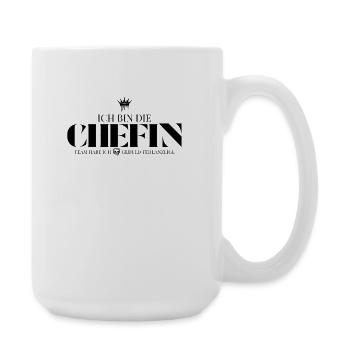 Chefin Edition Geduld Fehlanzeige - Grande tasse 440 ml - blanc - Droite