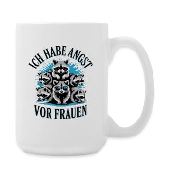 J’ai peur des femmes Bootleg de l’an 2000 - Grande tasse 440 ml - blanc - Droite