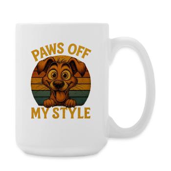 Pas de mon style - Grande tasse 440 ml - blanc - Droite