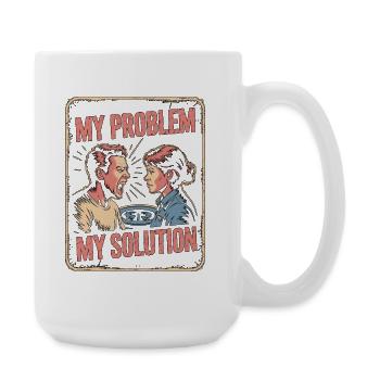 MRI Tech My Problem My Pictogram Mom Radiologist - Große Tasse 440 ml - Weiß - Rechts