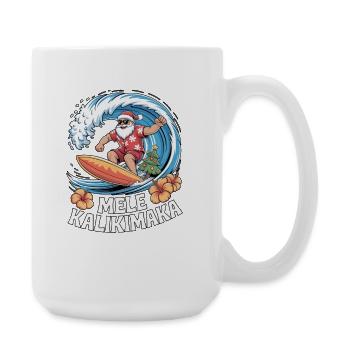 Noël Mele Kalikimaka Hawaii - Grande tasse 440 ml - blanc - Droite