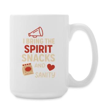 Cheer Mom Club Gift - Large Mug 440 ml - white - Right