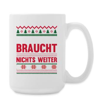 Noël du Père Noël - Grande tasse 440 ml - blanc - Droite