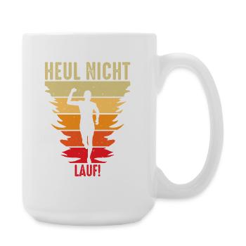 Jogging, Coureur Cadeau, Sport, Forme physique - Grande tasse 440 ml - blanc - Droite