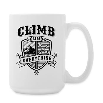 Aventure d’escalade Climb Everything - Grande tasse 440 ml - blanc - Droite
