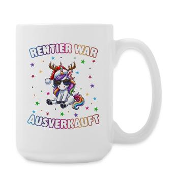 Reindeer a vendu complet - Grande tasse 440 ml - blanc - Droite
