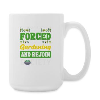 Garten- Und Pflanzenliebhaber Geschenke - Große Tasse 440 ml - Weiß - Rechts
