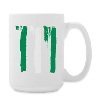 Nigeria flag - Large Mug 440 ml - white - Right