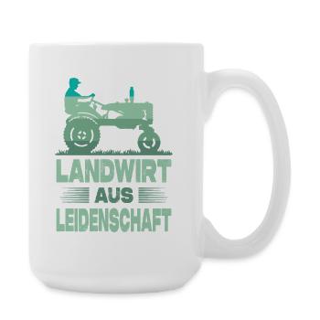 Agriculteur offre des cadeaux agricoles Tracteurs agricoles - Grande tasse 440 ml - blanc - Droite