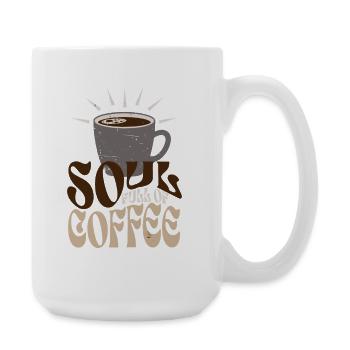 Kaffeeliebhaber - Spruch - Große Tasse 440 ml - Weiß - Rechts