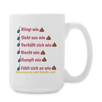 Klingt wie, Sieht aus wie ... - Große Tasse 440 ml - Weiß - Rechts