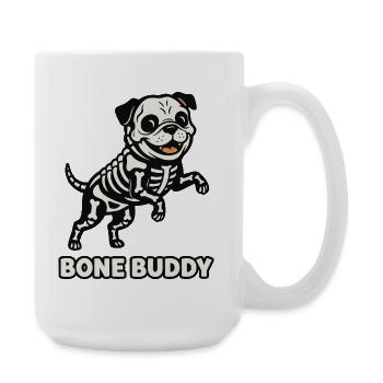 Chien Bone Buddy - Grande tasse 440 ml - blanc - Droite