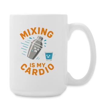 Shaker Stuck Beginner Mixologist - Large Mug 440 ml - white - Right