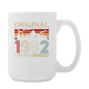 43e anniversaire Original Décembre Millésime 1982 - Grande tasse 440 ml - blanc - Droite